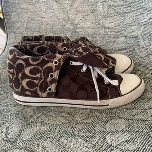 Coach signature C high top sneakers